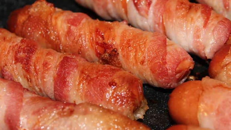 Bacon Wrapped Hot Dogs