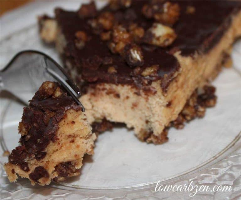 Make Ahead Low Carb Peanut Butter Chocolate Pie