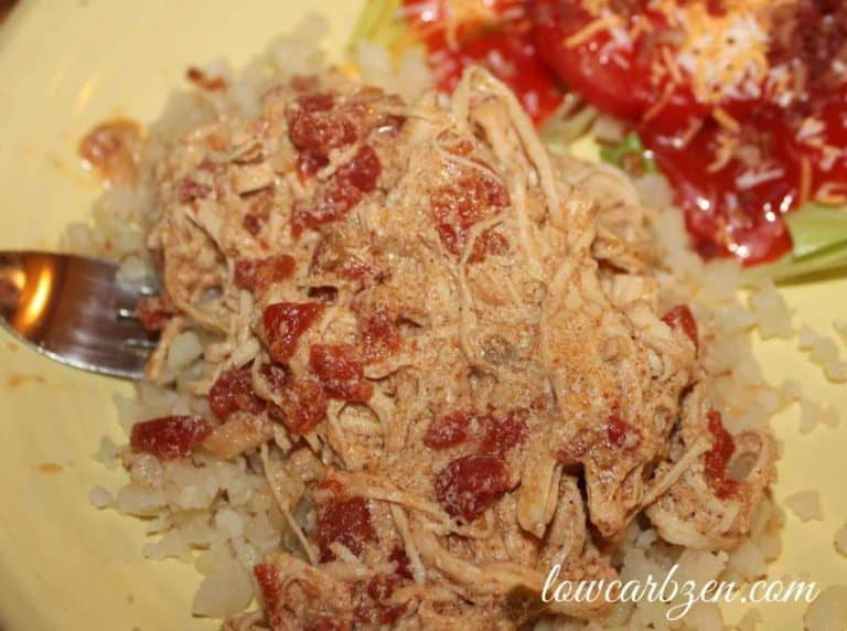 Obscenely Easy Slow Cooker Creamy Mexican Chicken
