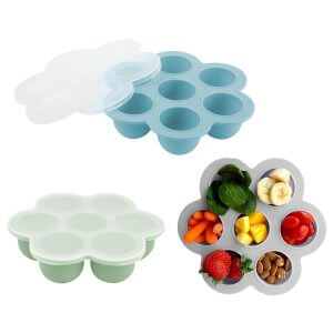 Silicone Freezer Molds for Baby Food or egg bites