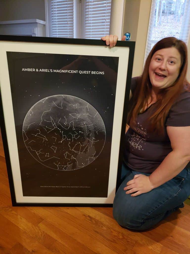 Ariel with a Star Map from Under Lucky Stars