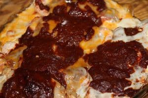 Delightfully Easy Keto Chicken Enchilada Casserole