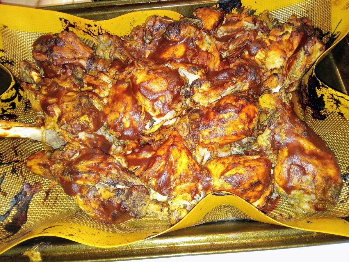 "Hot Mess" Instant Pot BBQ Chicken